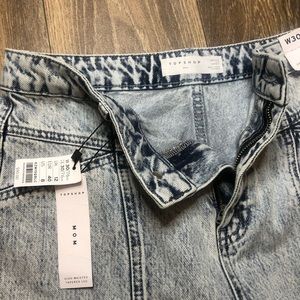 TOPSHOP 90s Vintage HIGH WAISTED MOM JEANS Sz8 $90